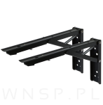 Wsporniki składane do półki 2 sztuki 24,3 x 13,3 cm - 4