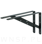 Wspornik, konsola do półki ściennej, wiszącej 300 x 190 x 25 mm - 4