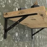 Wspornik, konsola do półki ściennej, wiszącej 300 x 190 x 25 mm - 5
