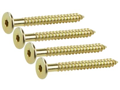 Wkręt HWI 6,3 X 70 mm, SW4, ocynk żółty