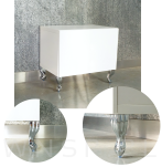 Noga meblowa nowoczesna typ Glamour 14,5 cm, chrom - 3