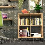 Nogi stalowe z regulacją 18 cm, zestaw nóg z wkrętami, czarne matowe - 5