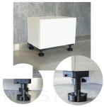 Noga meblowa regulowana 65-85 mm, nacisk 500 kg - 3