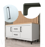 Uchwyt meblowy Modena 192 mm ciemny szary - 5