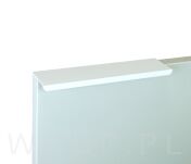 Uchwyt krawędziowy Nicea biały, rozstaw 128 mm - 3