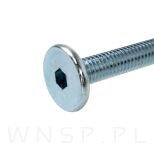 Złącze do łóżka z nakrętką wałeczkową i wkrętem M6X80 mm - 9