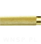 Gałka mosiężna, karbowana fi 20 X 25 mm - 4