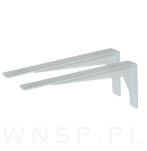 2x Wsporniki wzmocnione, konsola do półki ściennej, wiszącej 35 x 15 cm - 5