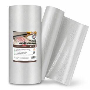 18 CM X 10 M - Moletowana rolka do pakowania próżniowego