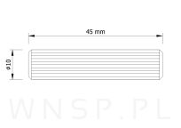 100 X kołek drewniany meblowy ø 10 X 45 mm - 2