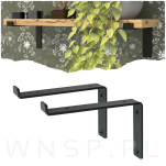 Wspornik do półki ściennej 208 x 130 x 38 mm - 2