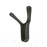 Wieszak podwójny typ Buffalo, przykręcany, ciemny szary - 12