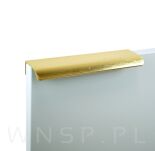 Uchwyt krawędziowy Lyon złoty szczotkowany, rozstaw 128 mm - 3