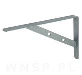 Wspornik 2 sztuki, konsola do półki ściennej, wiszącej 300 x 200 x 25 mm - 4