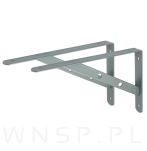 Wspornik 2 sztuki, konsola do półki ściennej, wiszącej 300 x 200 x 25 mm - 6