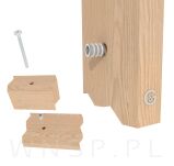 Mufa wkręcana M8 x 20 mm - 5