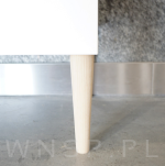 Noga dębowa prosta stożek 45 cm, surowa - 5