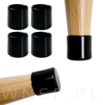 Ślizgacz ochronny PVC okrągły na nogę Ø 30 mm czarny - 6