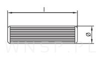 Kołek drewniany meblowy ø 10 X 45 mm - 2