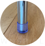 Ślizgacz ochronny PVC okrągły na nogę Ø 18 mm transparentny - 5