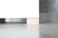 Stopka bukowa prosta 85 x 85 x 45 mm, surowa - 4