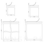 PODKŁADKI FILCOWE POD KRZESŁA, MEBLE, NOGI SAMOPRZYLEPNE ZESTAW 109 SZT CZARNY FILC - 2
