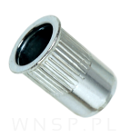 Nitonakrętka M10 x 20 MM, ryflowana, mini stożek - 4