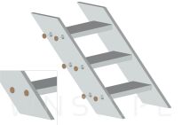 Zaślepki drewniane Ø15 mm sosna płaska - 5