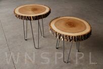 Noga stalowa z pręta 12 mm, typ Hairpin, stalowa surowa, lakier bezbarwny 710 mm - 2