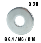 Podkładka M6, 6.4 / 18 / 1.5 - DIN 9021 - 3