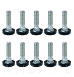 Regulatory, 10 sztuk nóżki, stopka meblowa M8 X 30 mm - 5