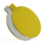 Podkłady pod monoporcje 50 sztuk Ø 10 cm okrągły, dekoracja na urodziny sztywna tektura złote/srebrny - 2