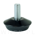 Stopka do mebla, M8 x 30 mm, regulator poziomu - 4