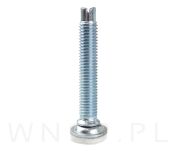 Stopka meblowa M10 X 67 mm, z nacięciem prostym i filcem - 4
