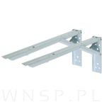 Wsporniki składane do półki 2 sztuki 33,7 x 13,3 cm - 4