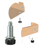 Stopka meblowa 10 sztuk, M6 X 31,5 mm z gniazdem do mebli - 3