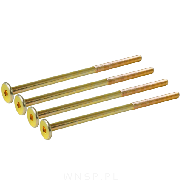 M6 X 130 mm metryczny z łbem walcowym SW 4