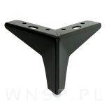 Noga meblowa Gwiazda 10,5 cm, czarny mat - 5