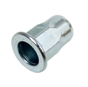 Nitonakrętka M6 x 15 MM, 1/2 sześciokątna z kołnierzem