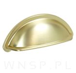 Uchwyt meblowy Chicago 76 mm mosiądz szczotkowany - 5