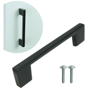 Uchwyt meblowy Wide 128 mm czarny