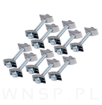 Mocne złącze podwójne M6 do mebli Ø 35 połączenie do blatów 180 stopni - 6