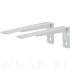 2x Wsporniki wzmocnione, konsola do półki ściennej, wiszącej 25 x 10 cm - 5