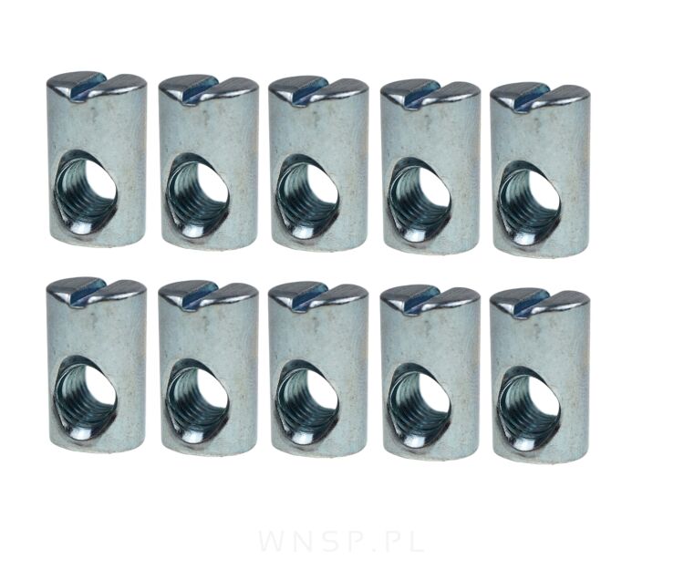 Nakrętka wałeczkowa M6 X 13 mm asymetryczna