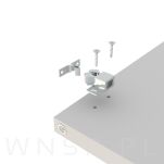 Zatrzask rolkowy do mebli, 2 elementowy, tworzywowy - 6