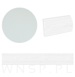 Listwa ścienna, na haczyki lub wieszaki 500 x 80 x 18 mm, biała - 3