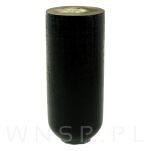 Nóżka bukowa czarna 15 cm, walcowa 45 mm z blachą - 10