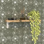 Wspornik do półki ściennej 2 sztuki 260 x 170 mm, biały - 5