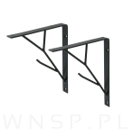 Wspornik do półki ściennej 2 sztuki, TREE 200 x 170 x 20 mm - 6