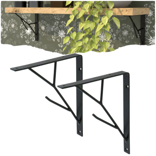 Wspornik do półki ściennej, TREE 200 x 170 x 20 mm